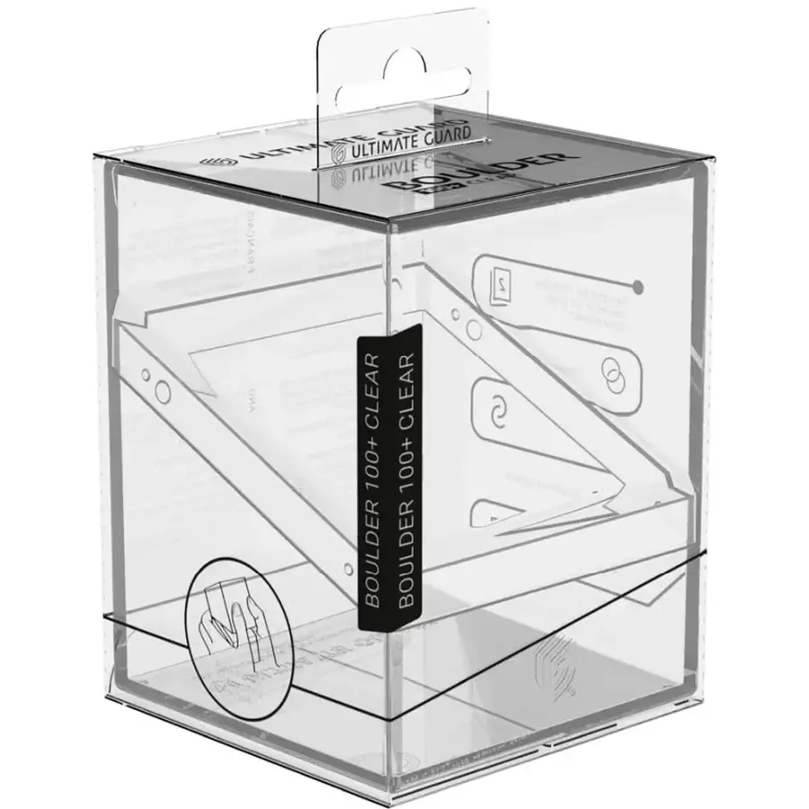 Ultimate Guard Boulder Deck Case 100+ Clear Transparent: Yu-Gi-Oh! Deck Boxen