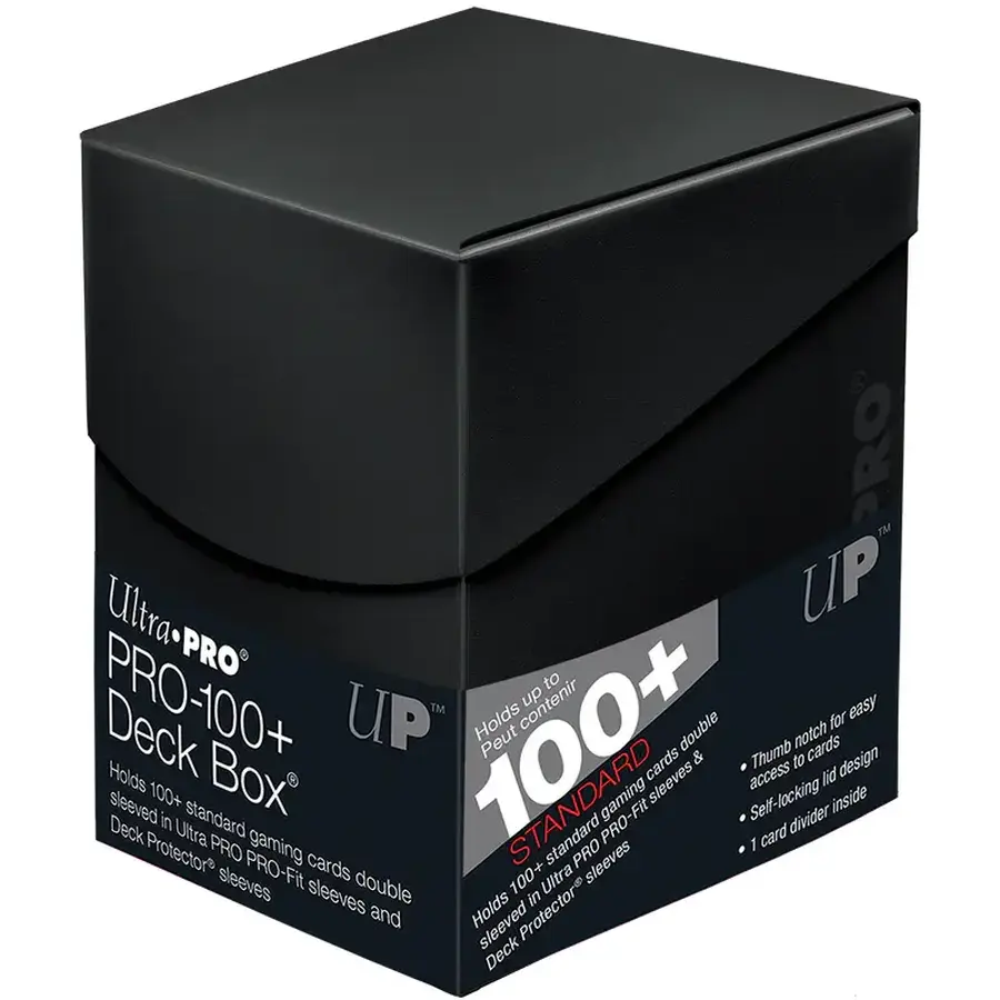 Ultra Pro Eclipse Deck Box - Jet Black (100)