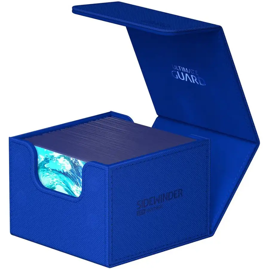 Ultimate Guard SideWinder XenoSkin Monocolor Deck Case 133+ Blue: One Piece Deck Boxen
