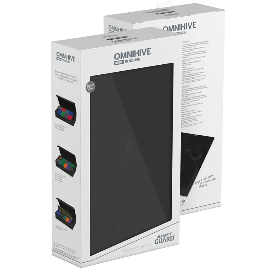 Ultimate Guard Omnihive 1000+ Xenoskin Black: One Piece Deck Boxen