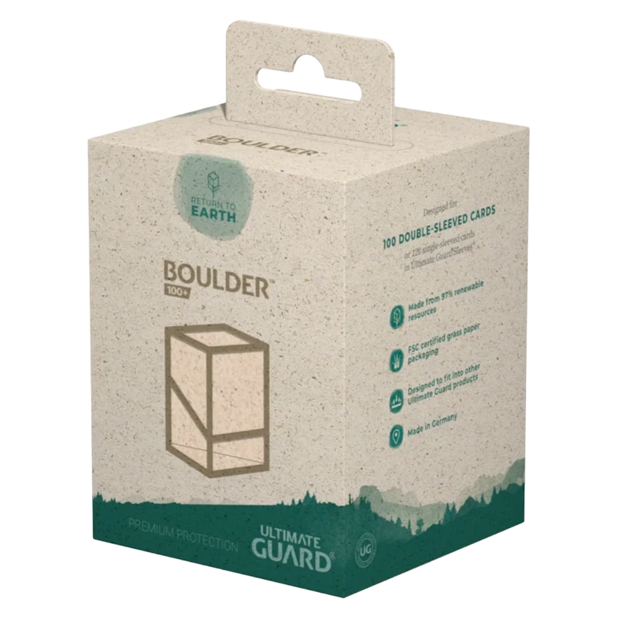 Ultimate Guard Return To Earth Boulder Deck Case 100+ Natural: One Piece Deck Boxen