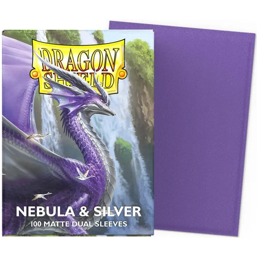 Dragon Shield Matte Dual - Nebula & Silver (100)