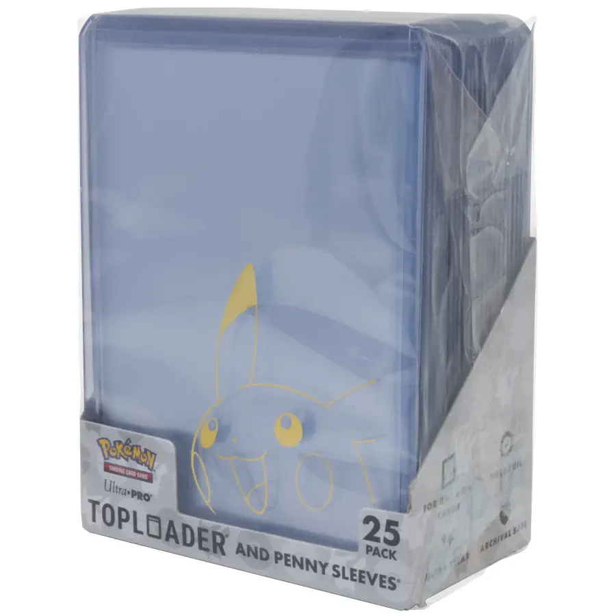 Ultra Pro Toploader & Penny Sleeves Combo - Pikachu (25/25)