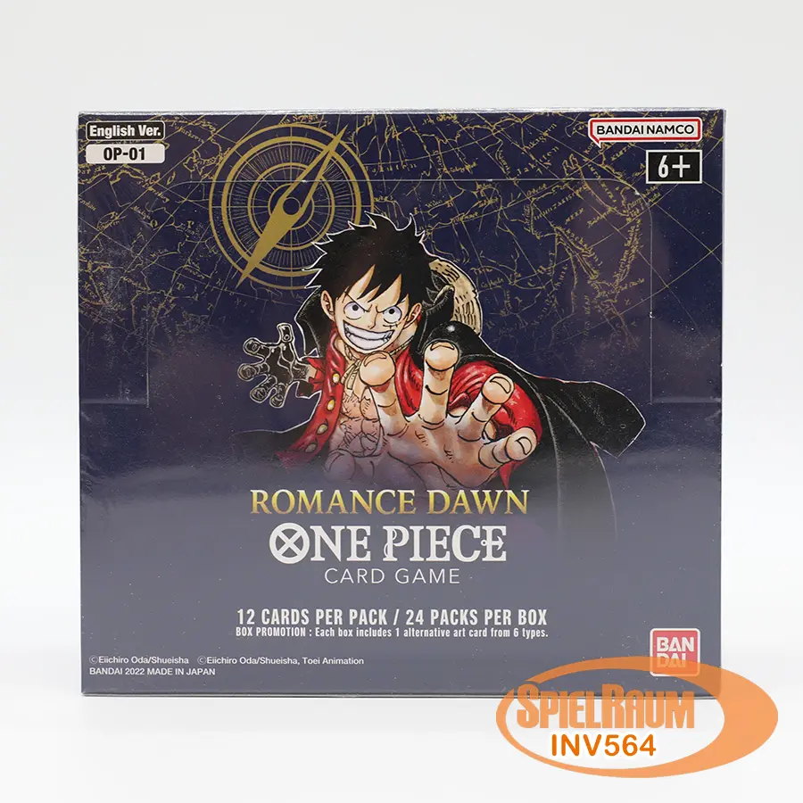 Romance Dawn OP01 Boosterdisplay PRE ERRATA (ENG): One Piece One Piece Displays