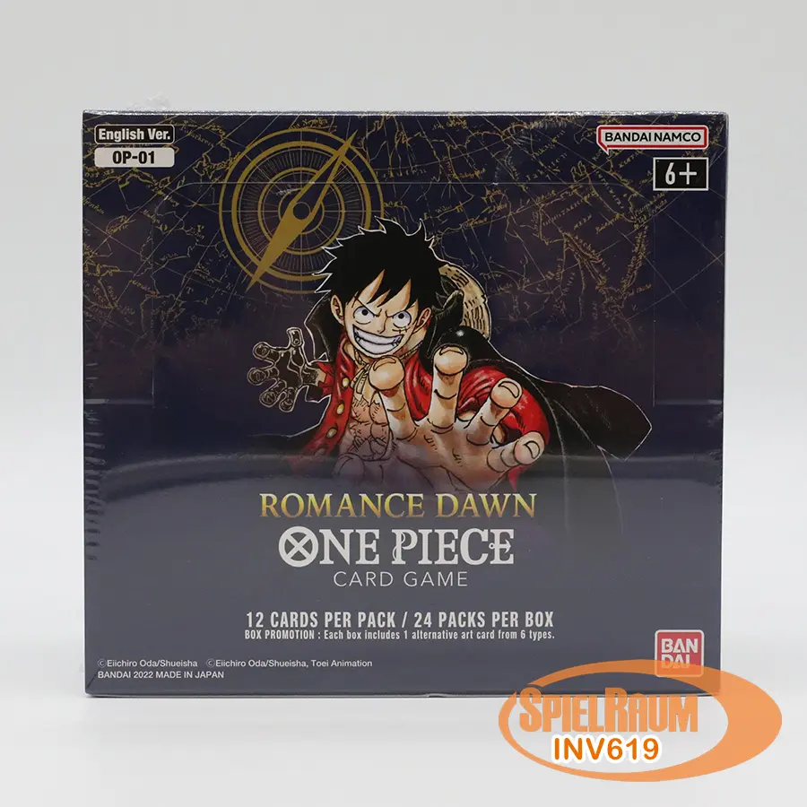 Romance Dawn OP01 Boosterdisplay PRE ERRATA (ENG)