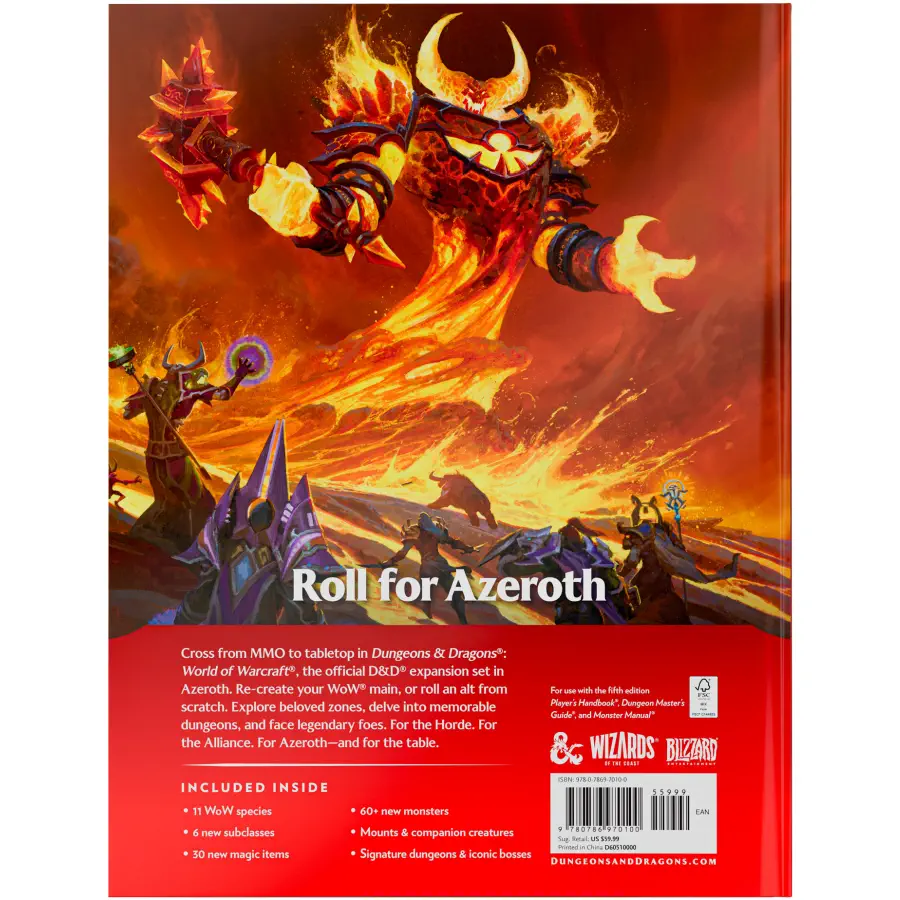 D&D World of Warcraft (ENG): Dungeons and Dragons DnD Bücher