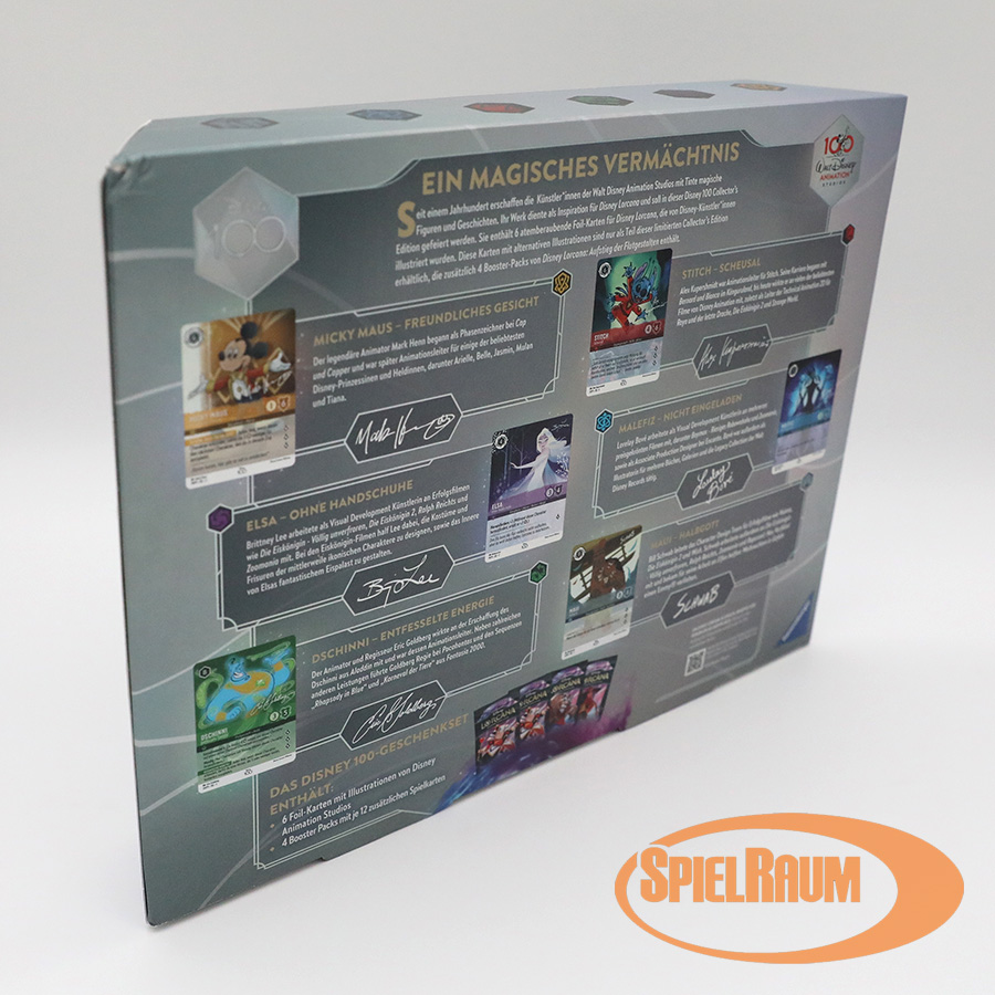 100 Anniversary Collectors Edition Box (DE): Lorcana Lorcana Spezialprodukte