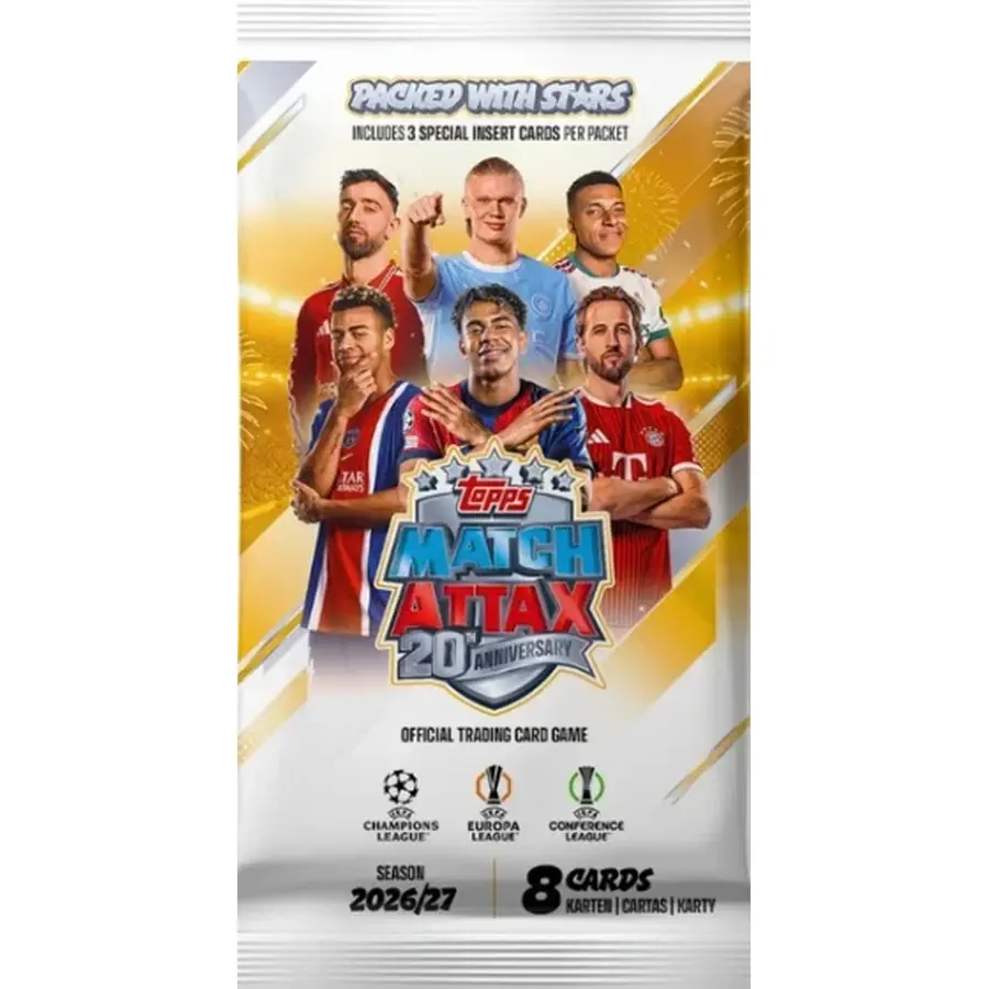 Topps Match Attax Uefa Club Competition 2026-27 Booster (ENG)