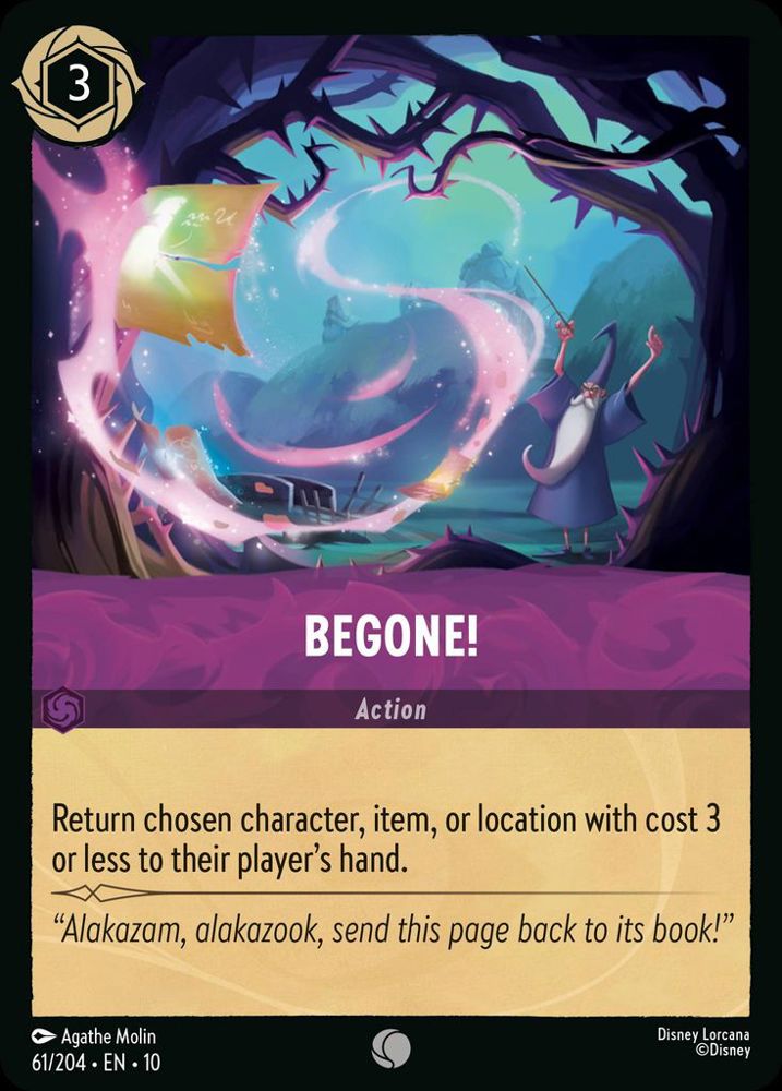Begone!