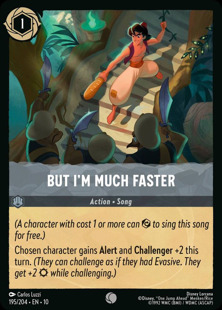 But I'm Much Faster