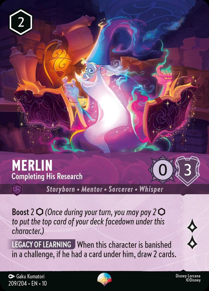 Merlin - Completing His Research (V.2)