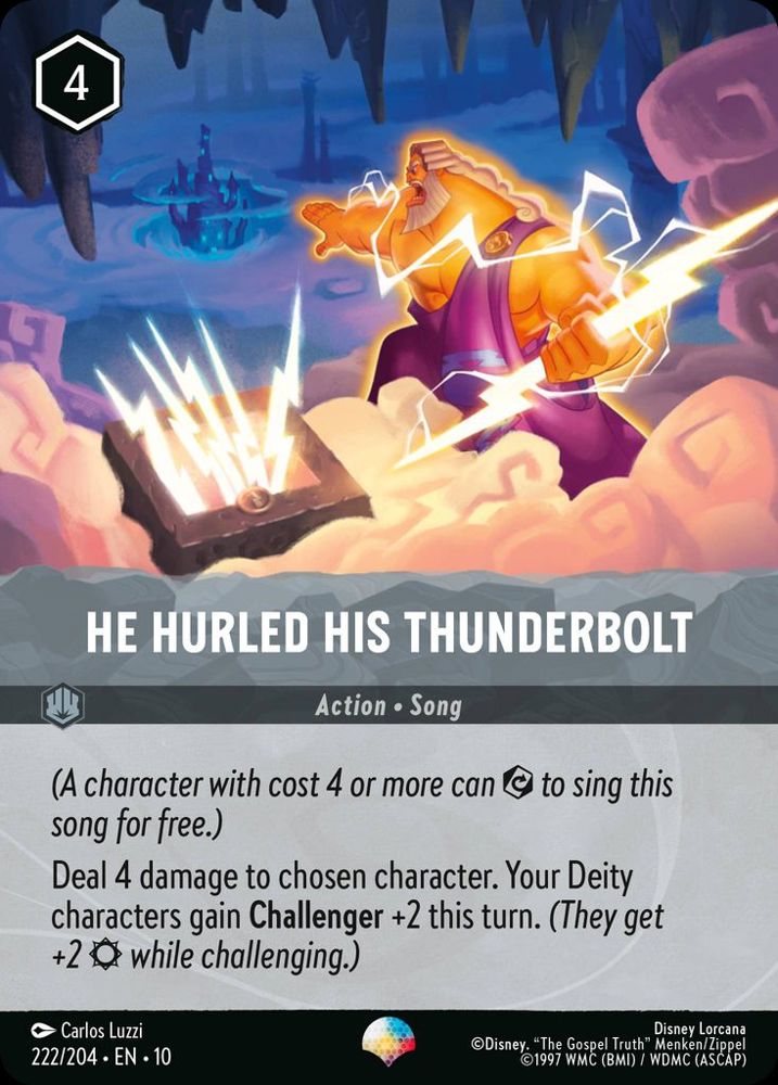 He Hurled His Thunderbolt (V.2)