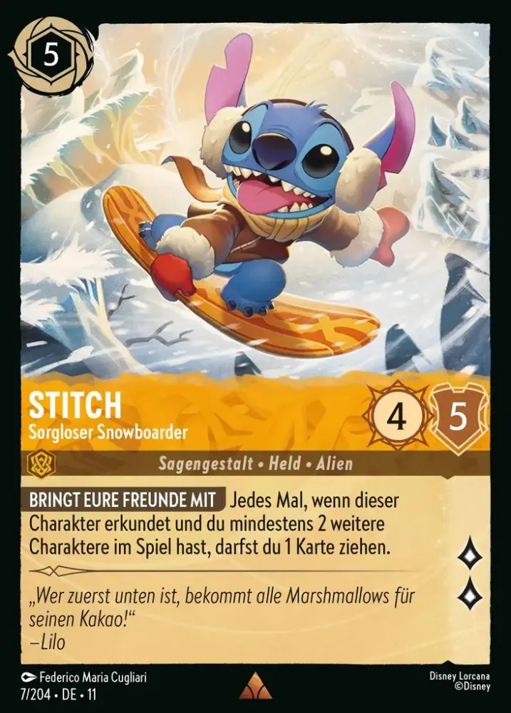 Stitch - Carefree Snowboarder (V.1)