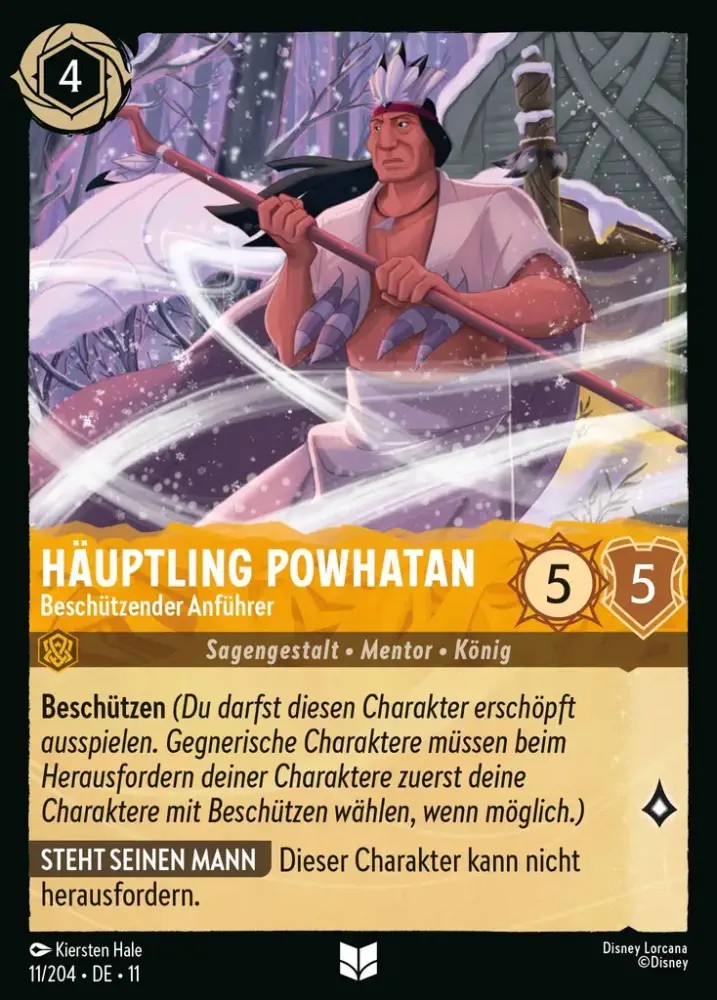 Chief Powhatan - Protective Leader
