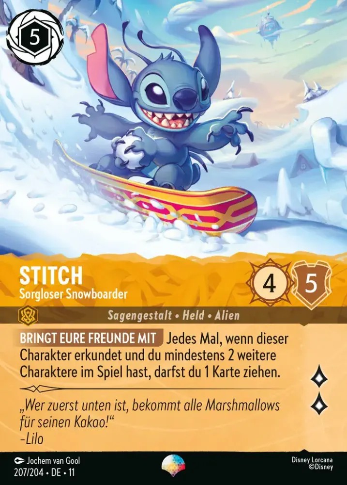 Stitch - Carefree Snowboarder (V.2)