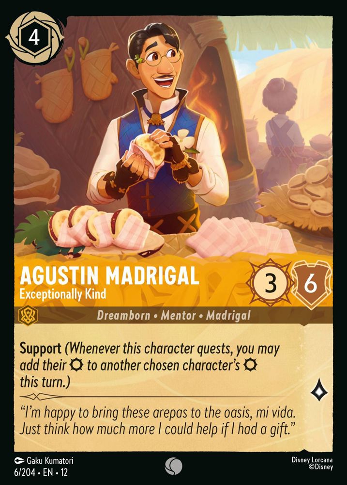 Agustin Madrigal - Exceptionally Kind Single: Disney Lorcana Wilds Unknown Einzelkarte