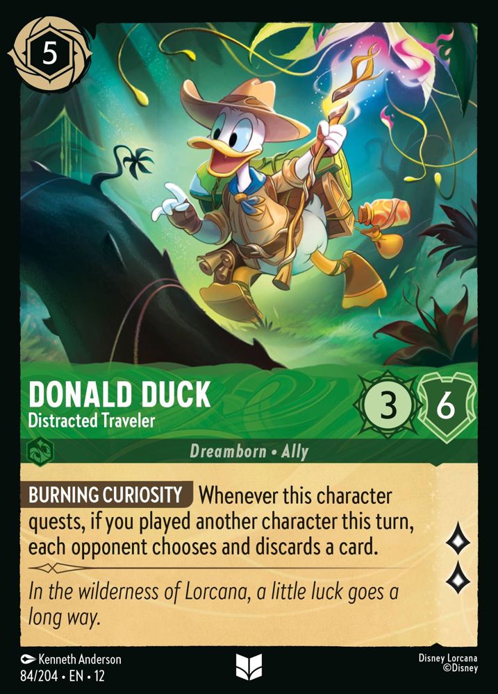 Donald Duck - Distracted Traveler (V.1)
