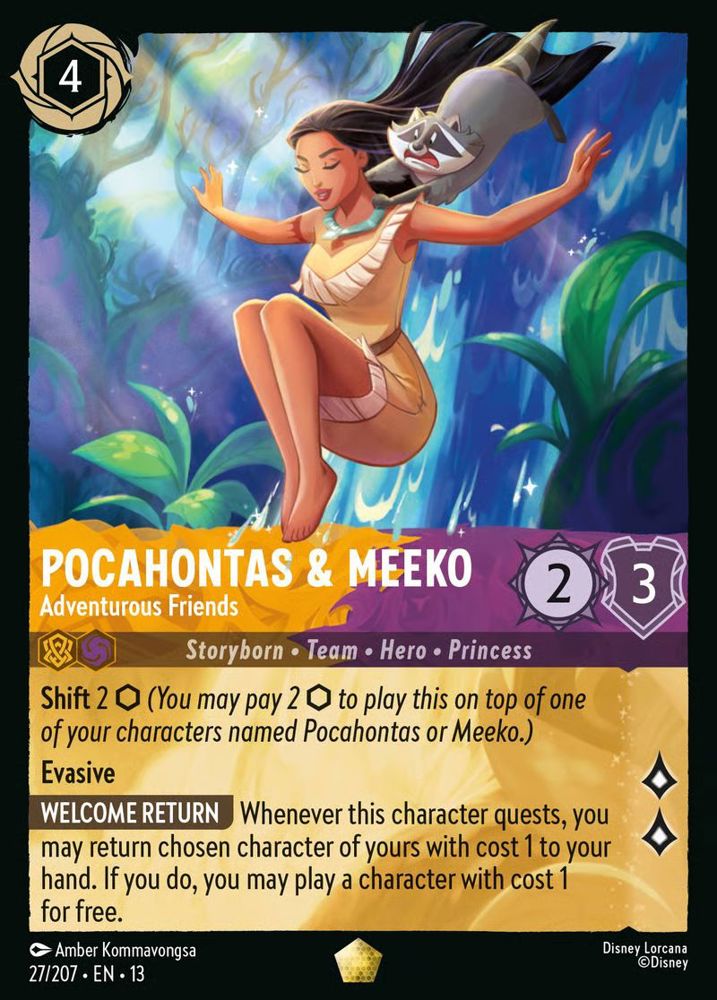 Pocahontas & Meeko - Adventurous Friends (V.1)