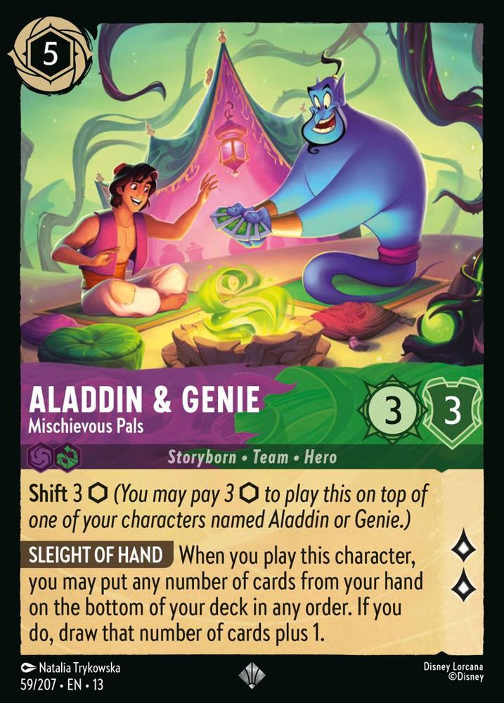 Aladdin & Genie - Mischievous Pals (V.1)