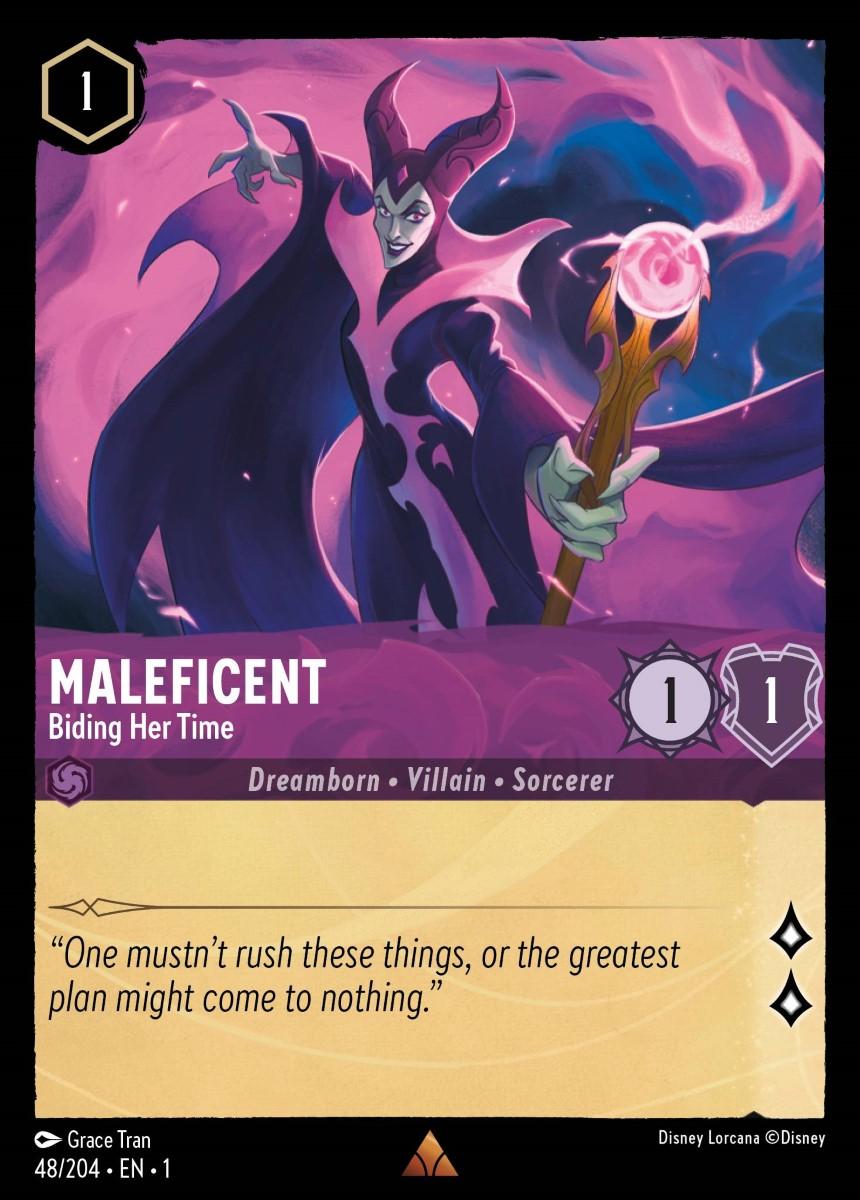 Maleficent - Biding Her Time Single: Disney Lorcana The First Chapter Einzelkarte