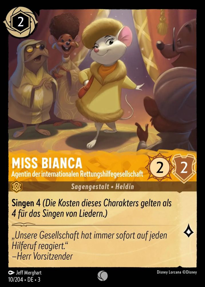 Miss Bianca - International Rescue Aid Society Agent
