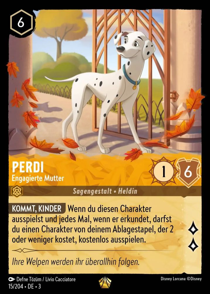 Perdita - Devoted Mother Single: Disney Lorcana Into the Inklands Einzelkarte