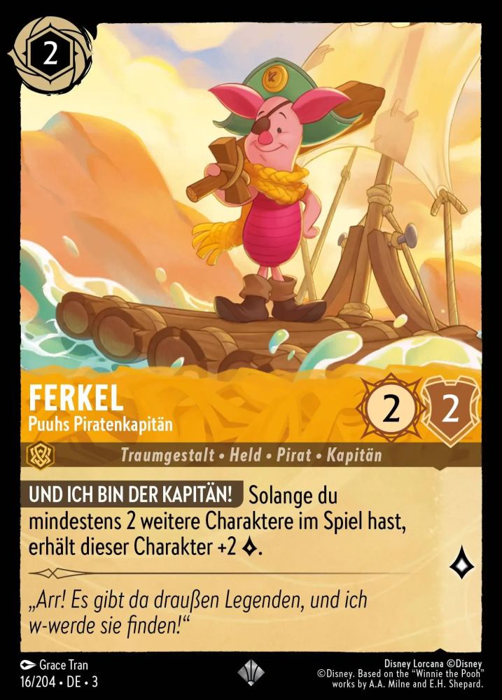 Piglet - Pooh Pirate Captain (V.1)