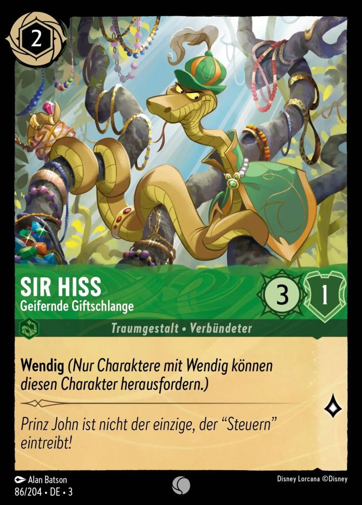 Sir Hiss - Aggravating Asp