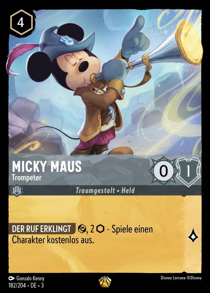 Mickey Mouse - Trumpeter (V.1)