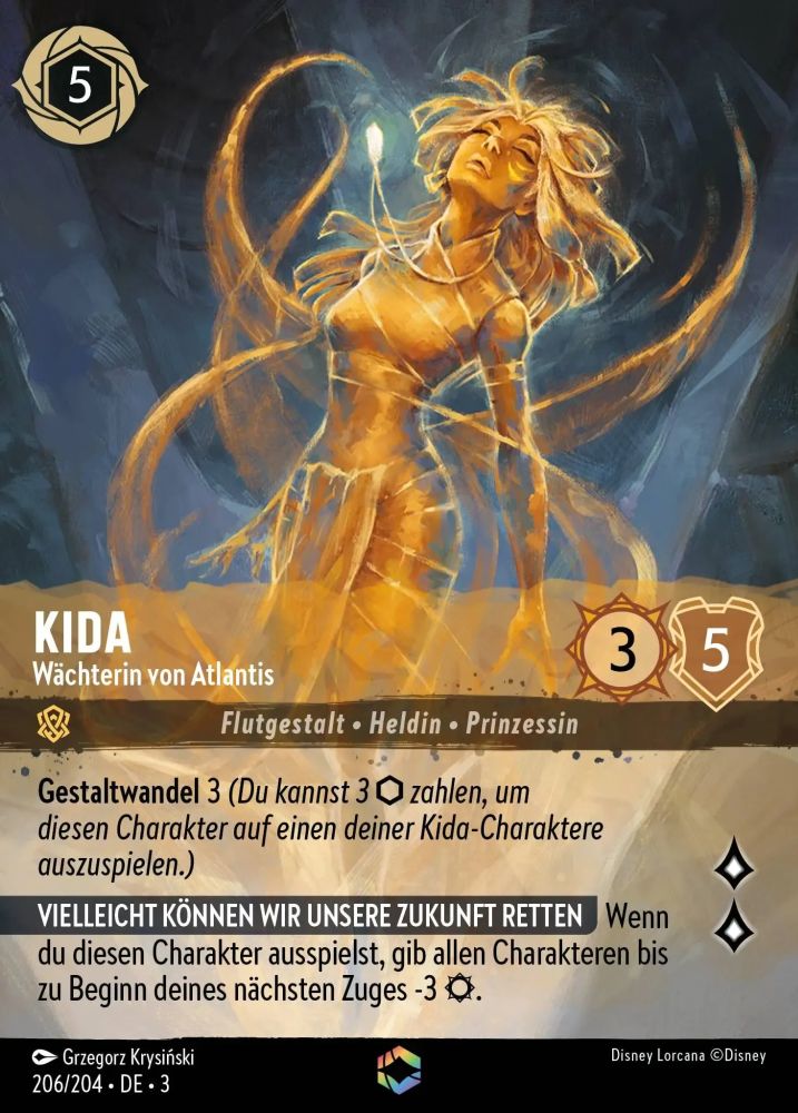Kida - Protector of Atlantis (V.2) Single: Disney Lorcana Into the Inklands Einzelkarte