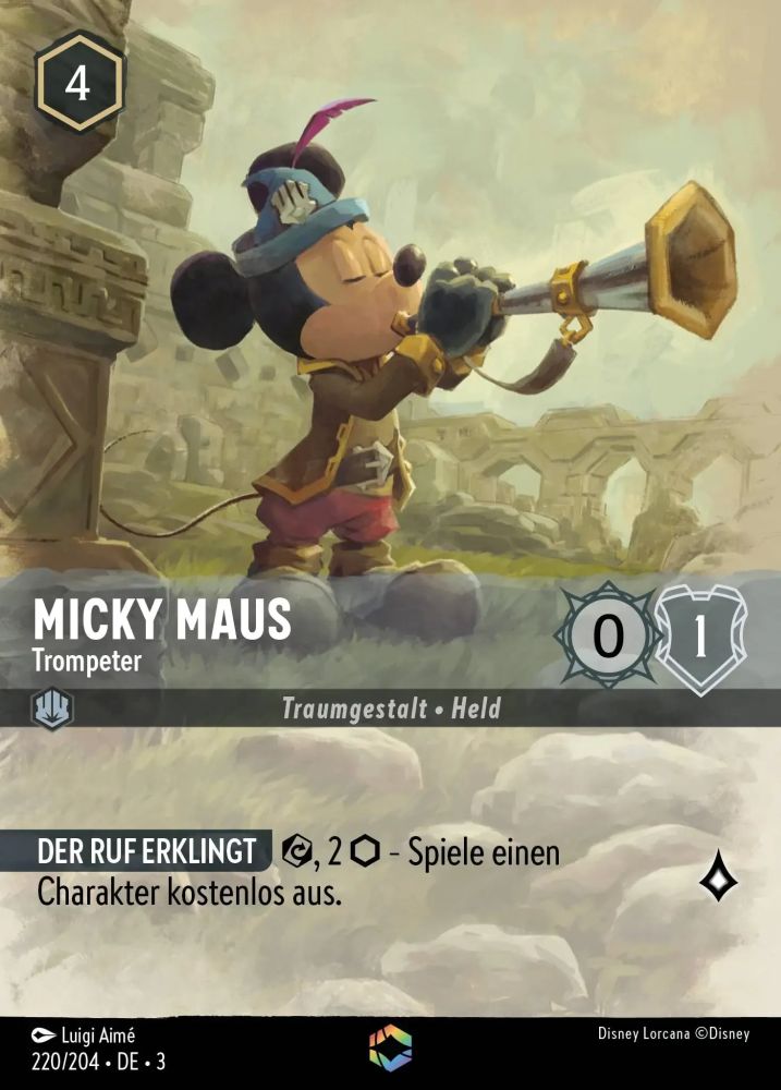 Mickey Mouse - Trumpeter (V.2)