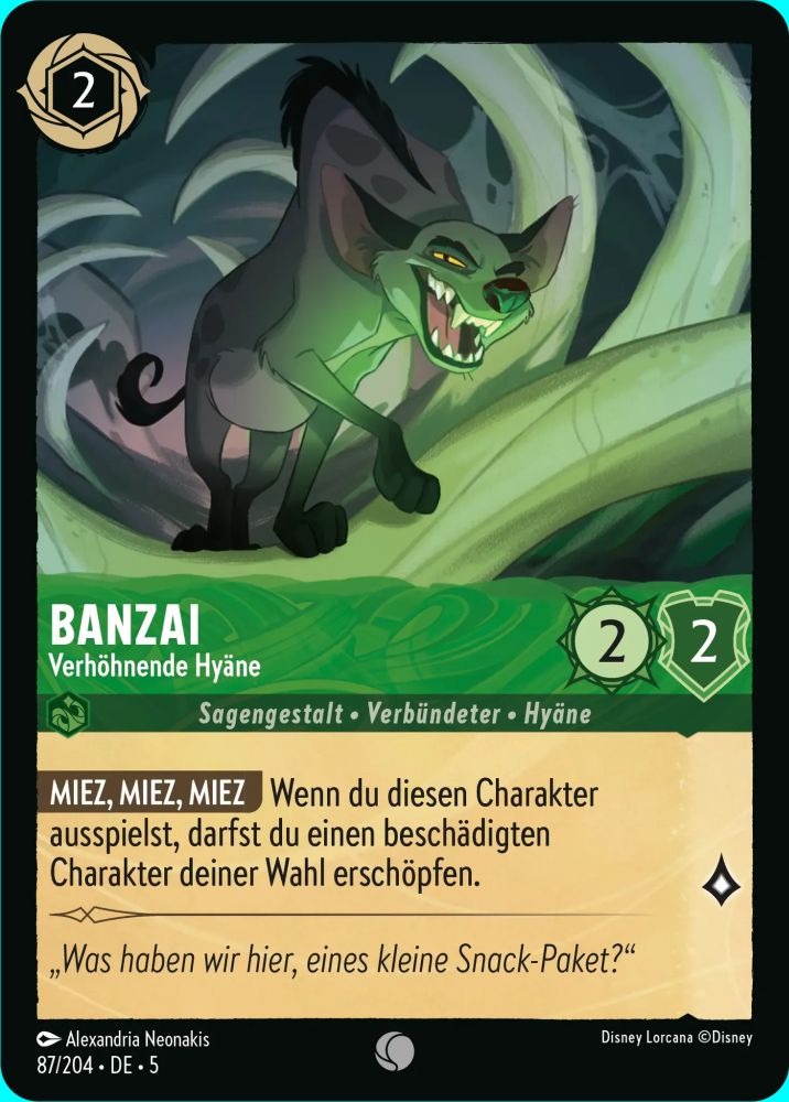 Banzai - Taunting Hyena