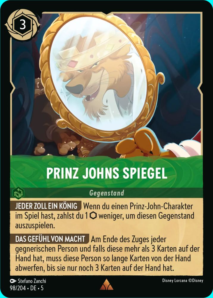 Prince John's Mirror