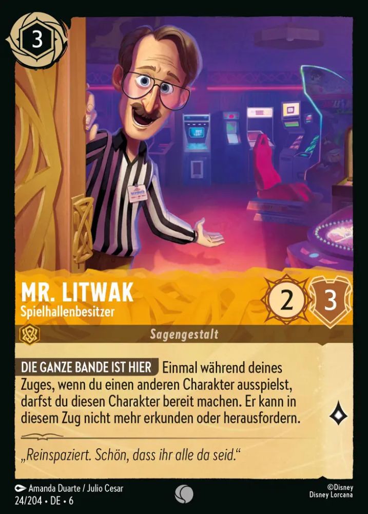 Mr. Litwak - Arcade Owner