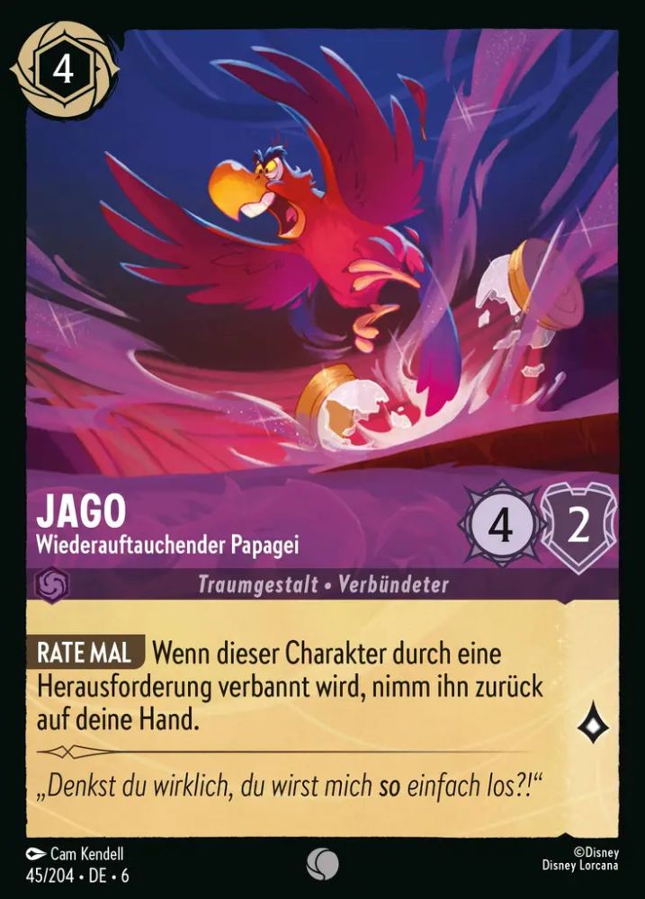 Iago - Reappearing Parrot
