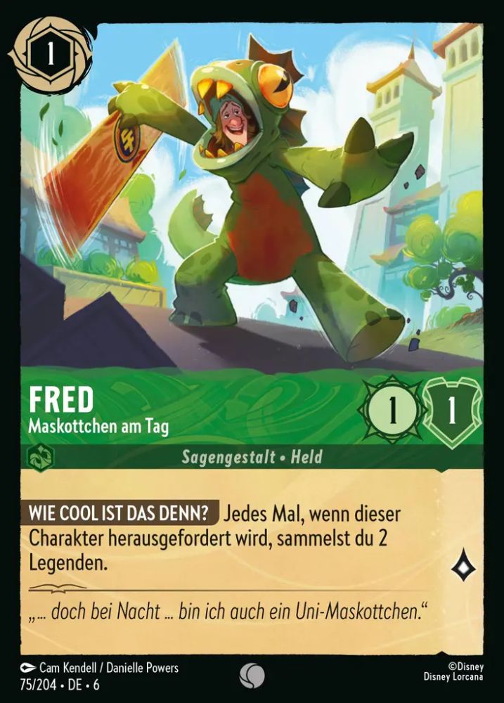 Fred - Mascot by Day