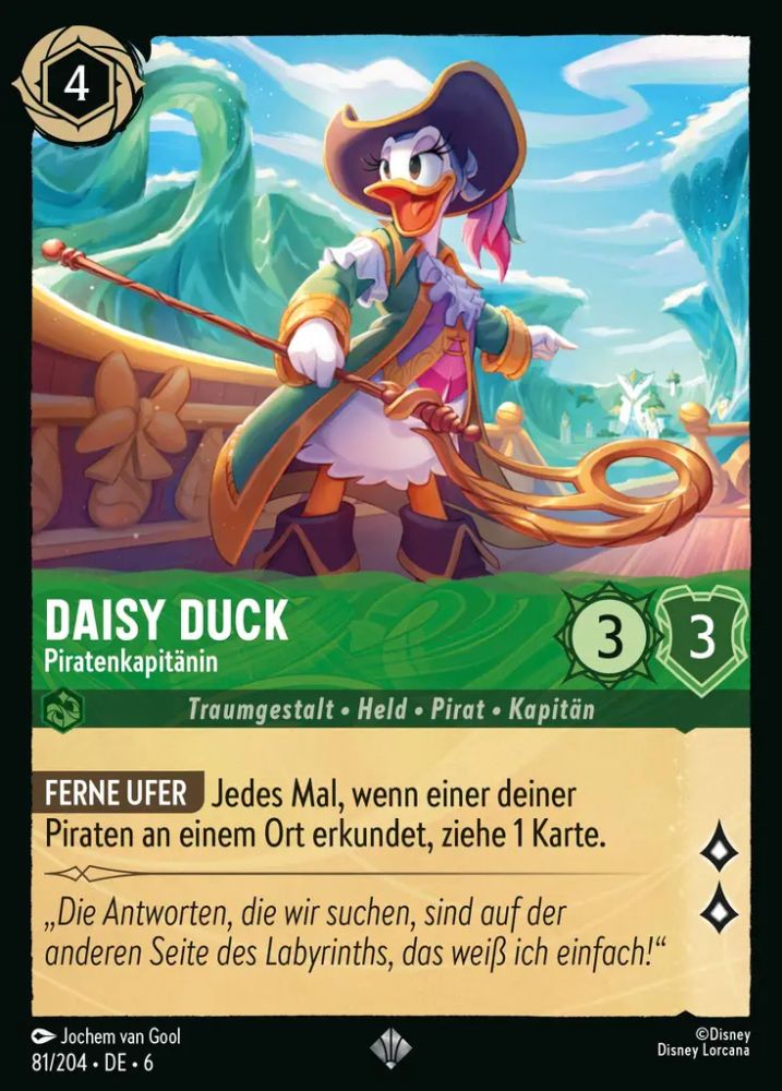 Daisy Duck - Pirate Captain (V.1)