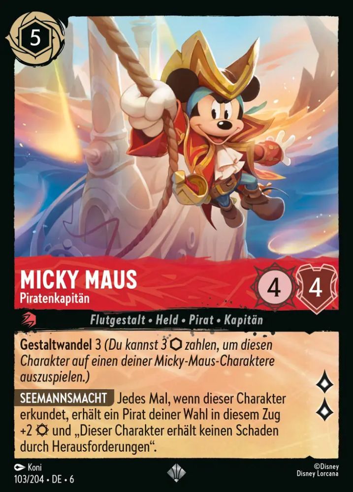 Mickey Mouse - Pirate Captain