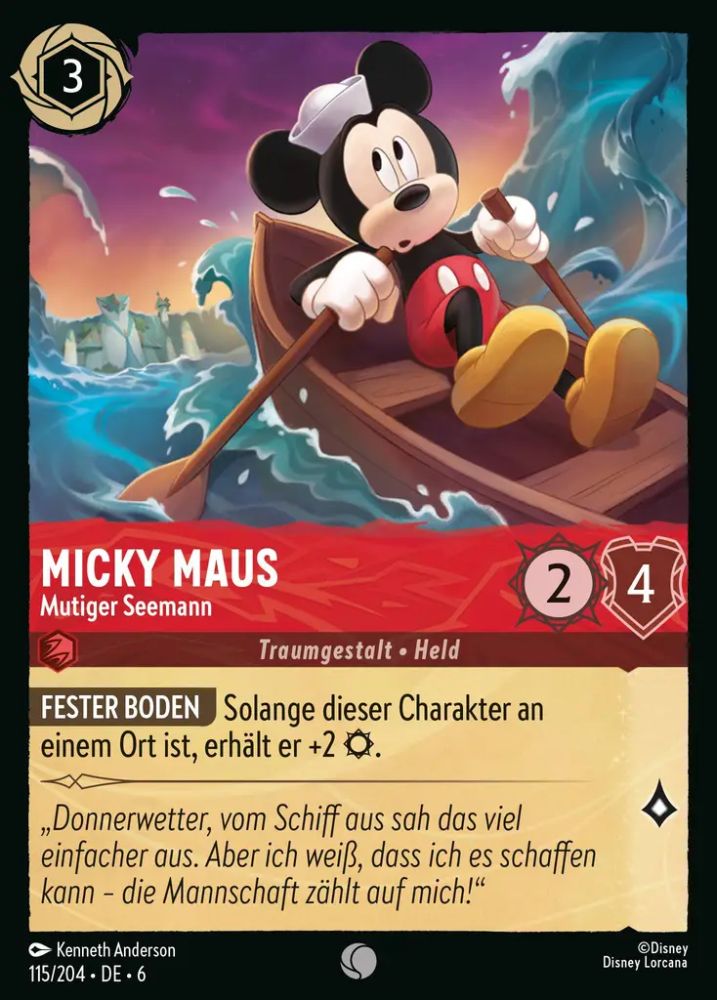 Mickey Mouse - Courageous Sailor
