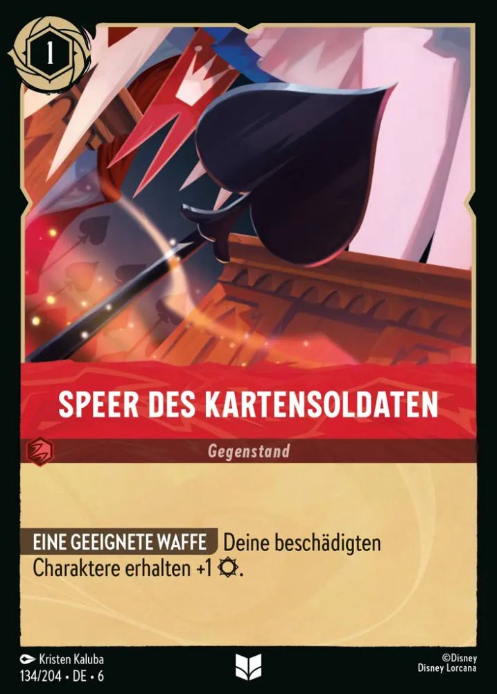 Card Soldier's Spear