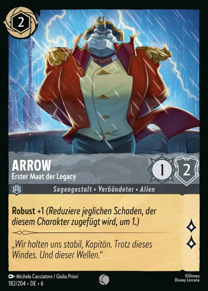 Mr. Arrow - Legacy's First Mate