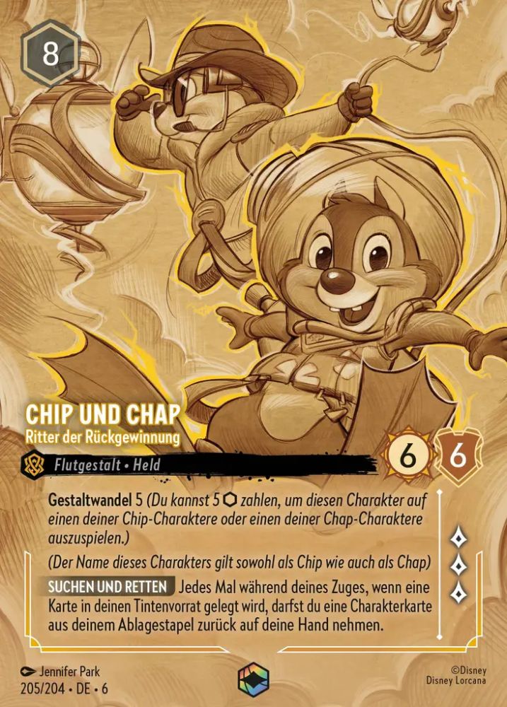 Chip 'n' Dale - Recovery Rangers (V.2) Single: Disney Lorcana Azurite Sea Einzelkarte