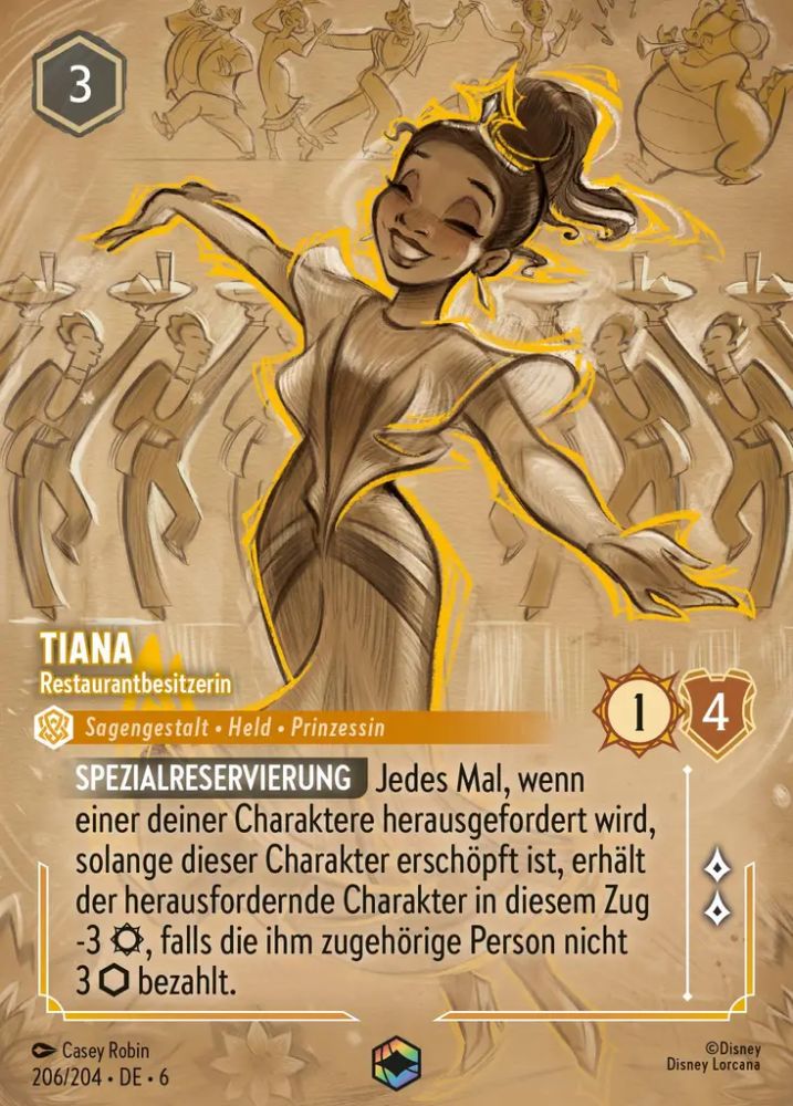 Tiana - Restaurant Owner (V.2) Single: Disney Lorcana Azurite Sea Einzelkarte