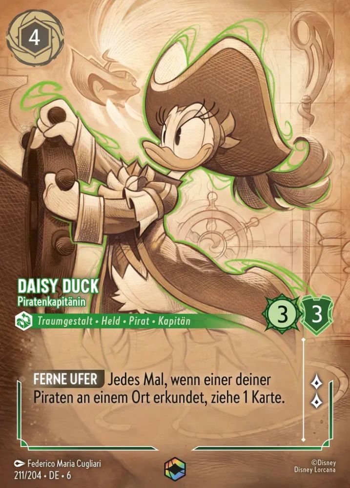 Daisy Duck - Pirate Captain (V.2)