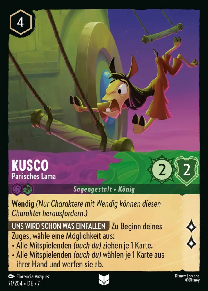 Kuzco - Panicked Llama