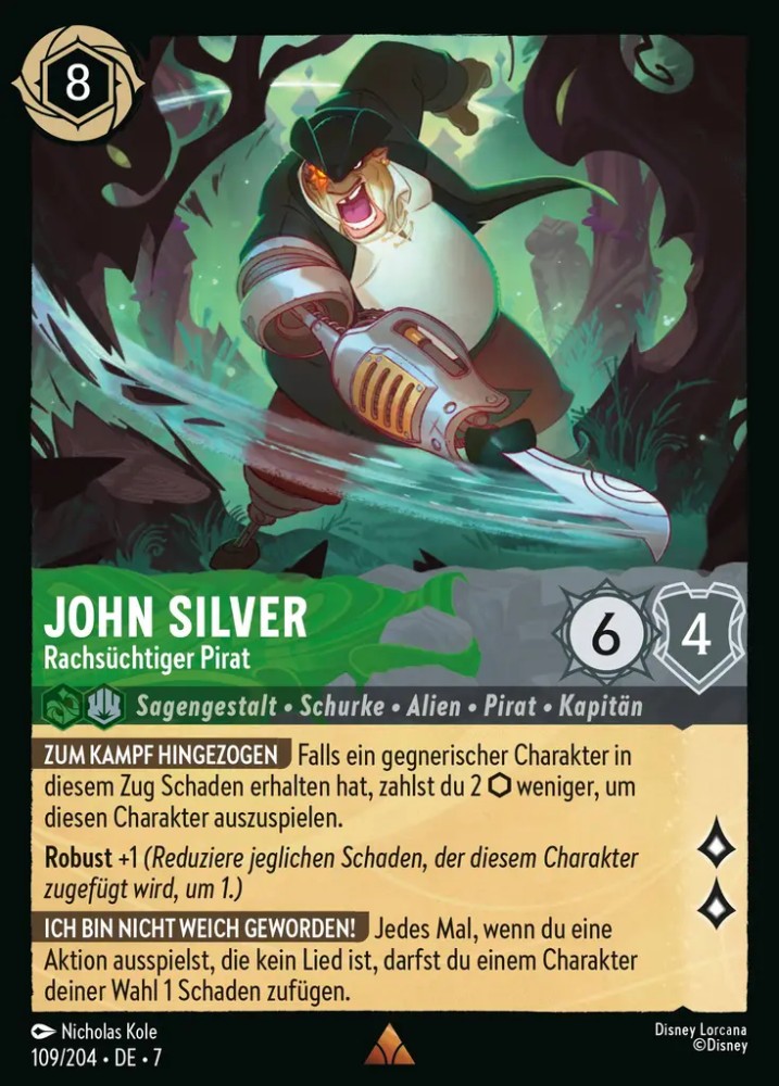 John Silver - Vengeful Pirate
