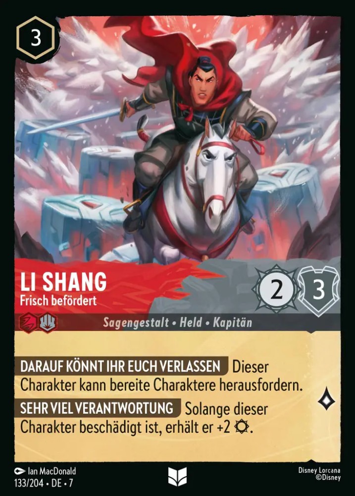 Li Shang - Newly Promoted