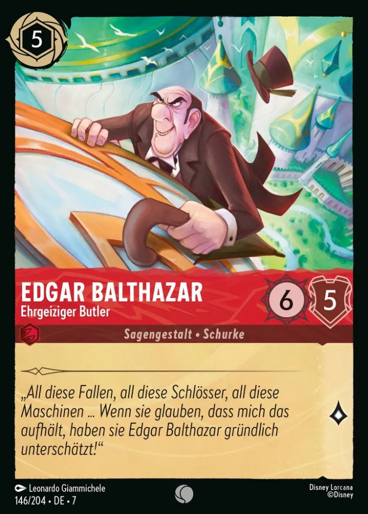 Edgar Balthazar - Ambitious Butler
