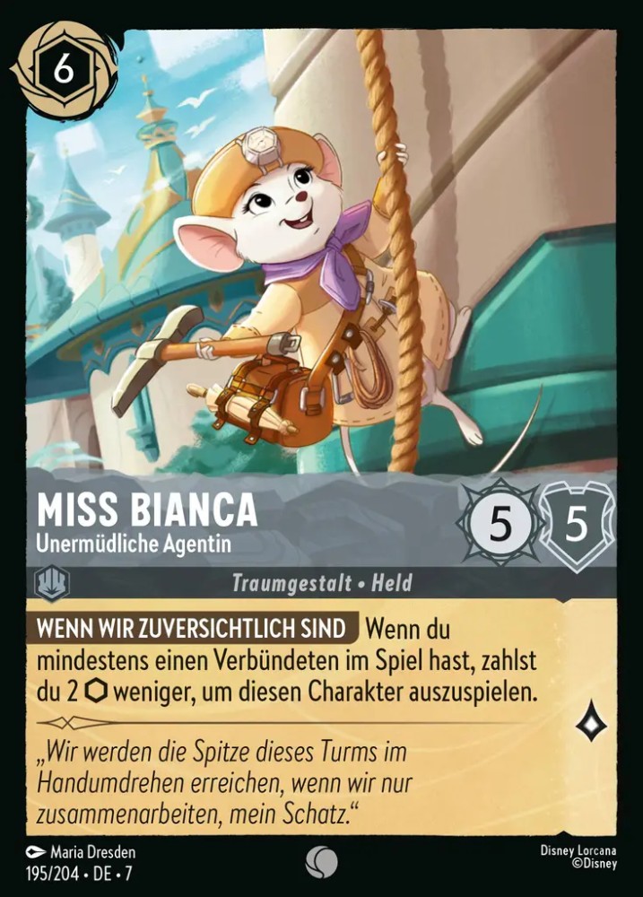 Miss Bianca - Unwavering Agent
