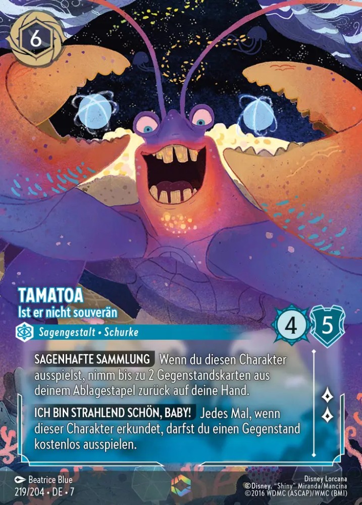 Tamatoa - Happy as a Clam (V.2)